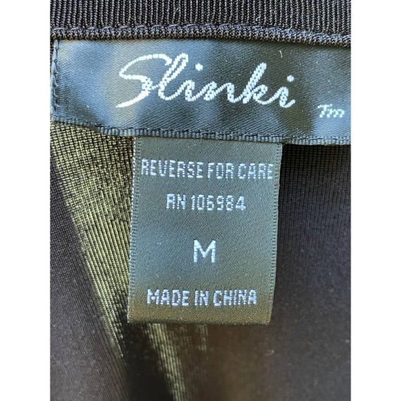 Slinki Women's Open Front Zebra Jacket Black Colorblock Size Medium - Picture 4 of 8